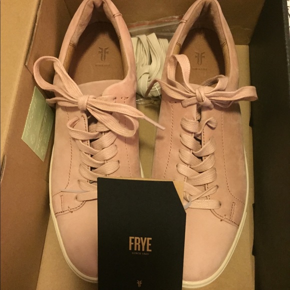 Frye Shoes - FRYE IVY LOW LACE Blush Sneakers NWT
